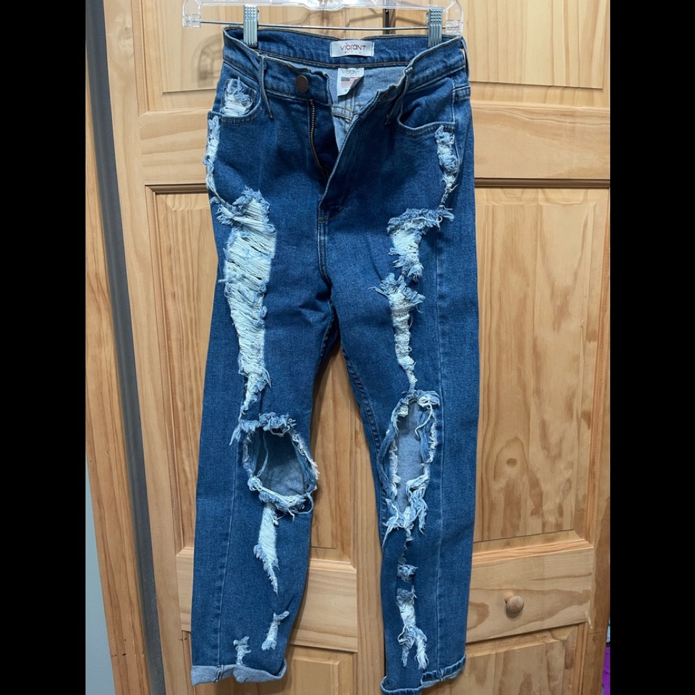 Mom jeans medium wash